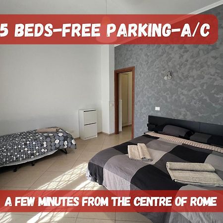 -5 Min From Bus Stop-Free Parking Rome Exterior photo